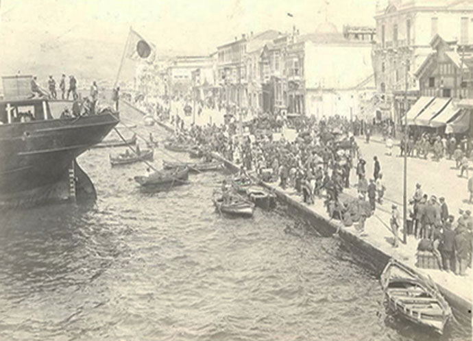 1922年スミルナ:ギリシャ人とアルメニア人を救った日本船「Tokei Maru」の講演が開催