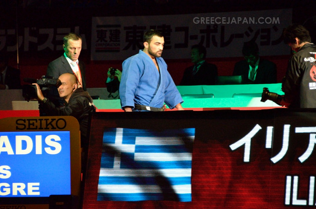 Ο Ηλίας Ηλιάδης στο Judo Grand Slam του Τόκιο το 2012. photo: Junko Nagata/ GreeceJapan.com